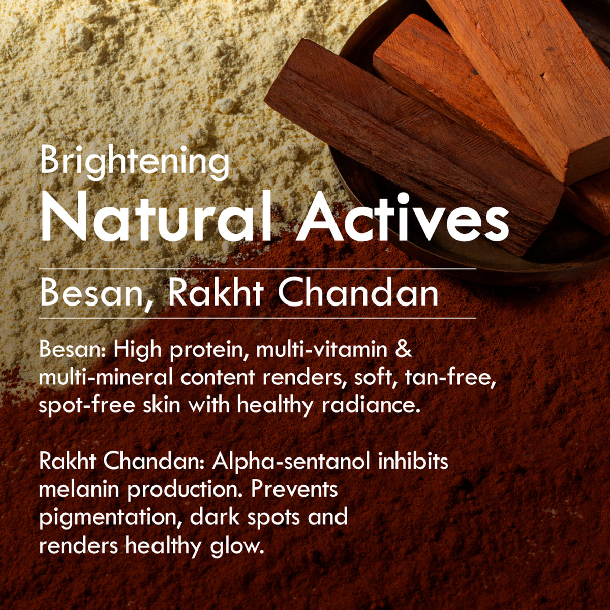 Nat Habit Brightening Ubtan Face Wash, Tikta for Dull Skin, Anti Aging with Wild Turmeric, All Skin