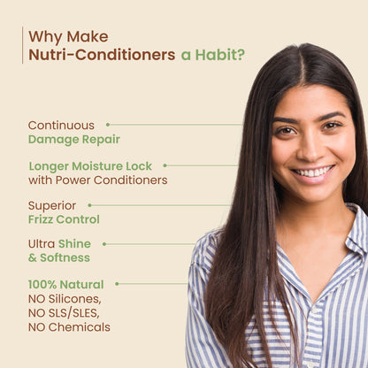 Nat Habit Aloe Peanut Conditioner Daily Soft & Moisture Lock Conditioner For Dry & Frizzy Hair
