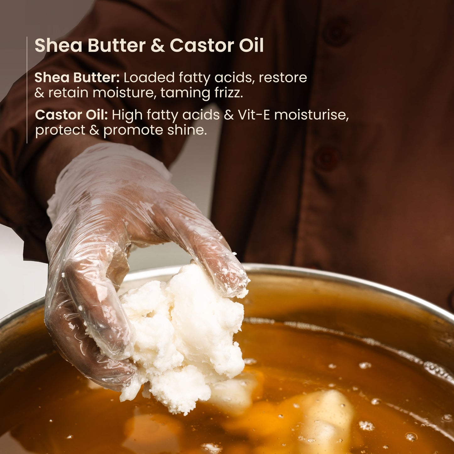 Nat Habit Castor Black Seed Conditioner For Manageable Hair, Men'S Revital With Castor & Curd