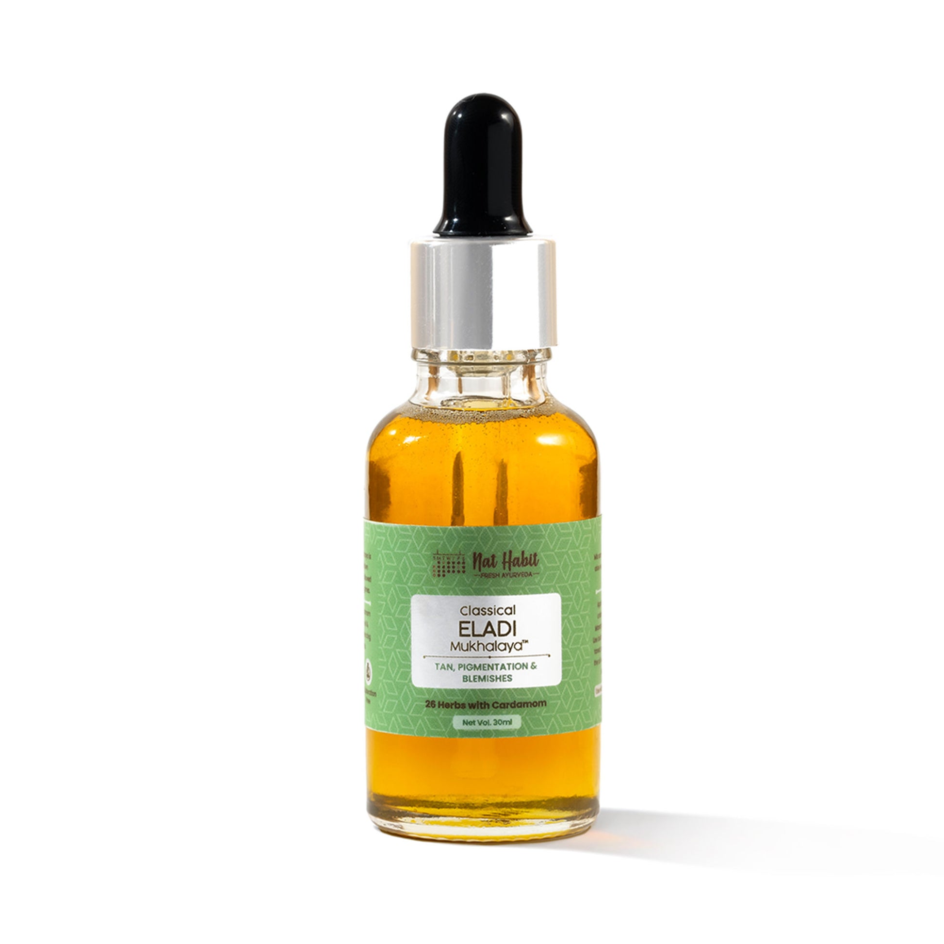 Nat Habit Classical Eladi Mukhalaya Face Oil, Tailam For Tan & Pigmentgation with Taila-Paka Process