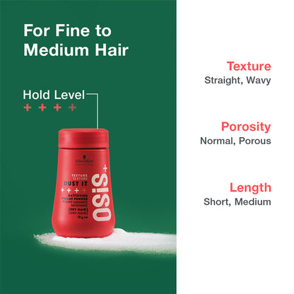 Schwarzkopf Professional OSiS+ Dust It I Volumising & Mattifying Vegan Powder