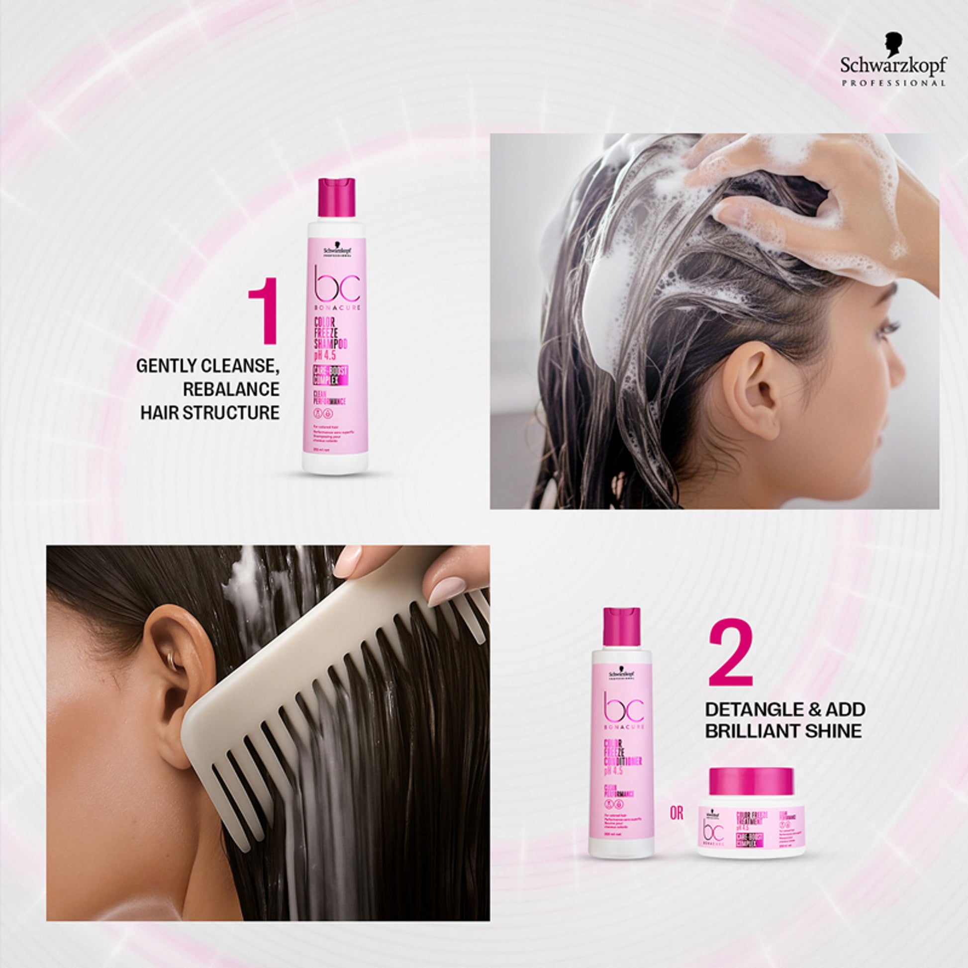 Schwarzkopf Professional Bonacure Color Freeze shampoo pH 4.5