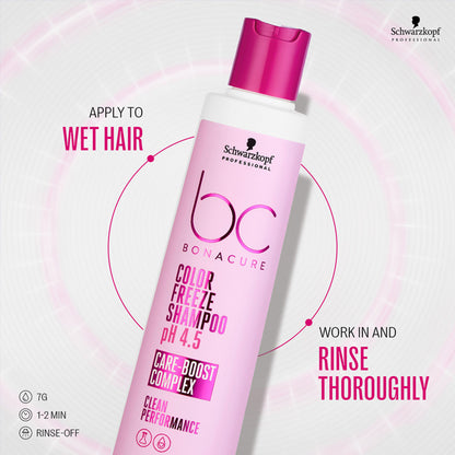 Schwarzkopf Professional Bonacure Color Freeze shampoo pH 4.5
