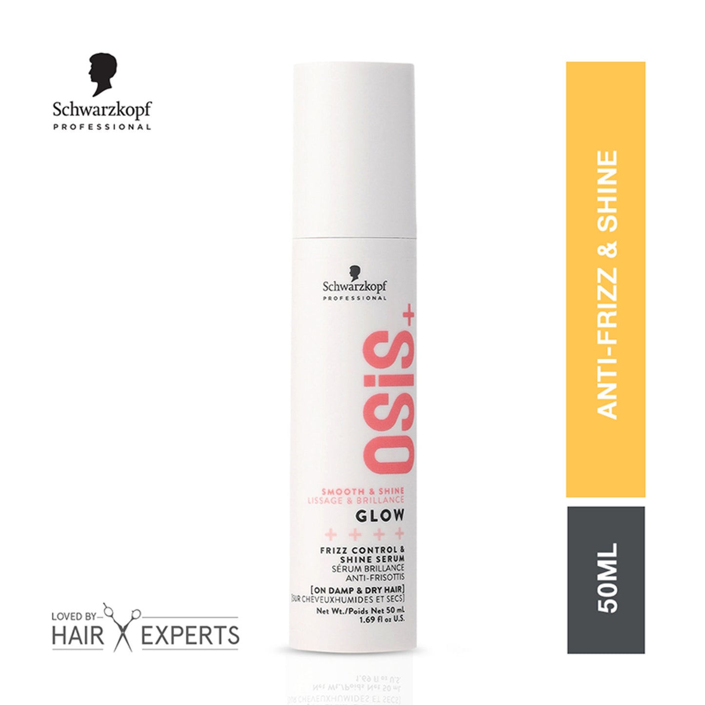 Schwarzkopf Professional Osis+ Glow Anti-Frizz Shine Hair Serum
