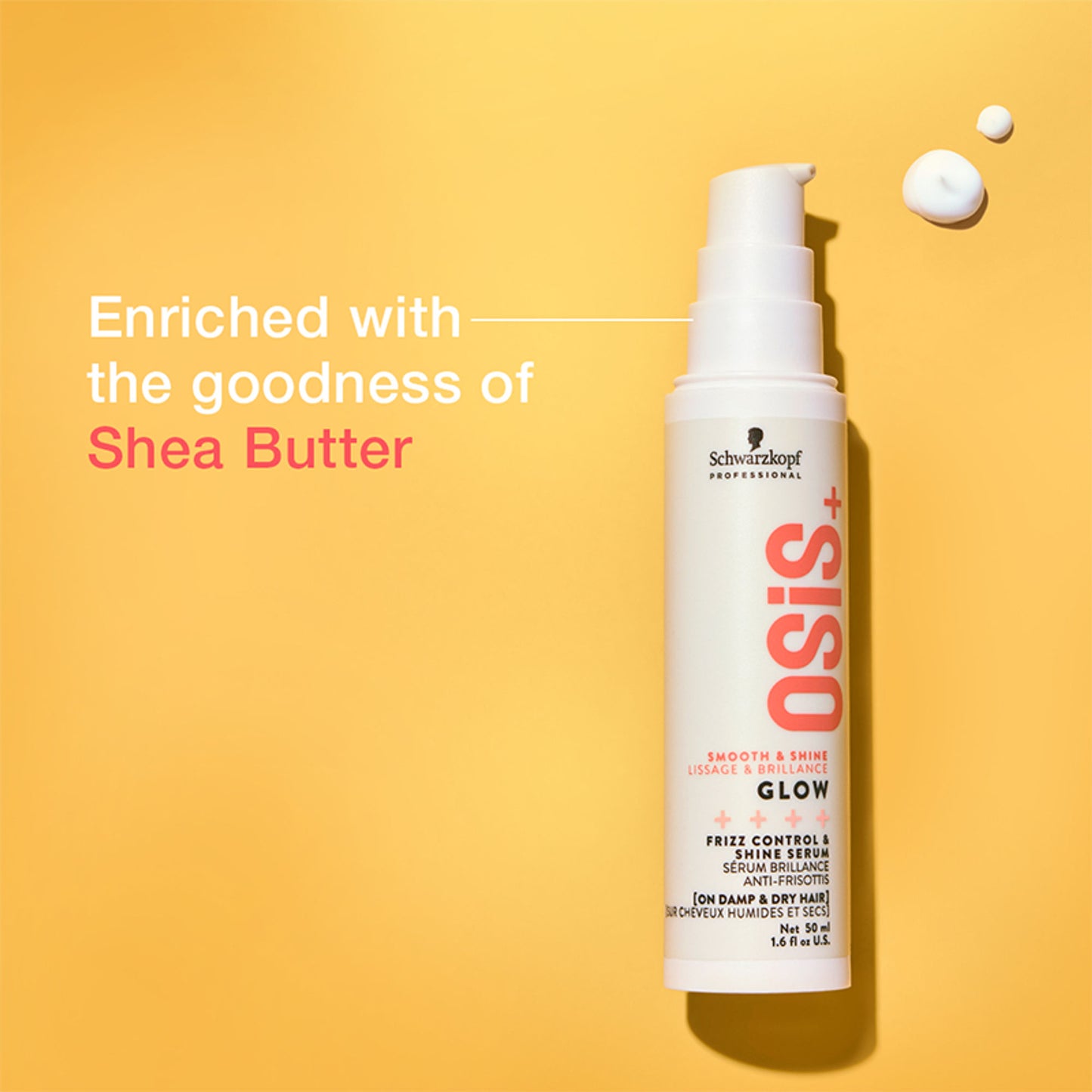 Schwarzkopf Professional Osis+ Glow Anti-Frizz Shine Hair Serum