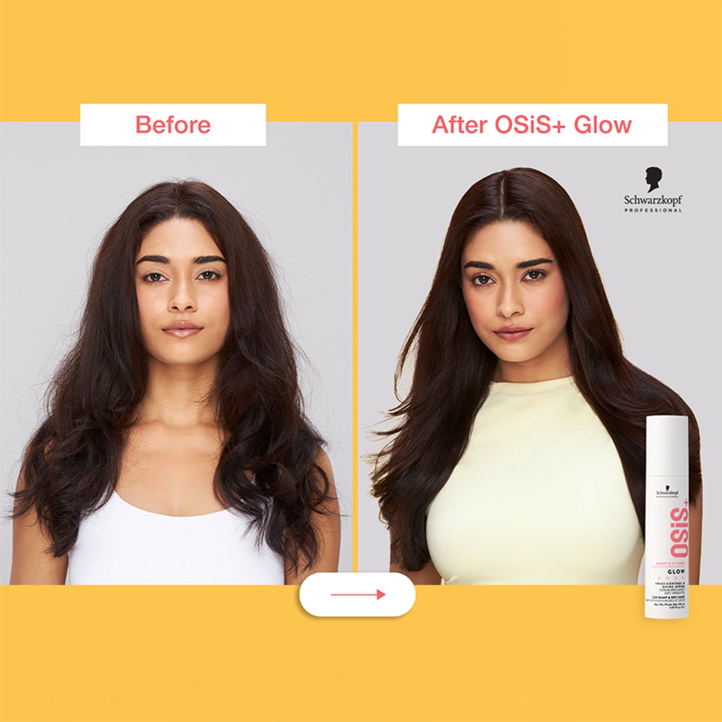 Schwarzkopf Professional Osis+ Glow Anti-Frizz Shine Hair Serum