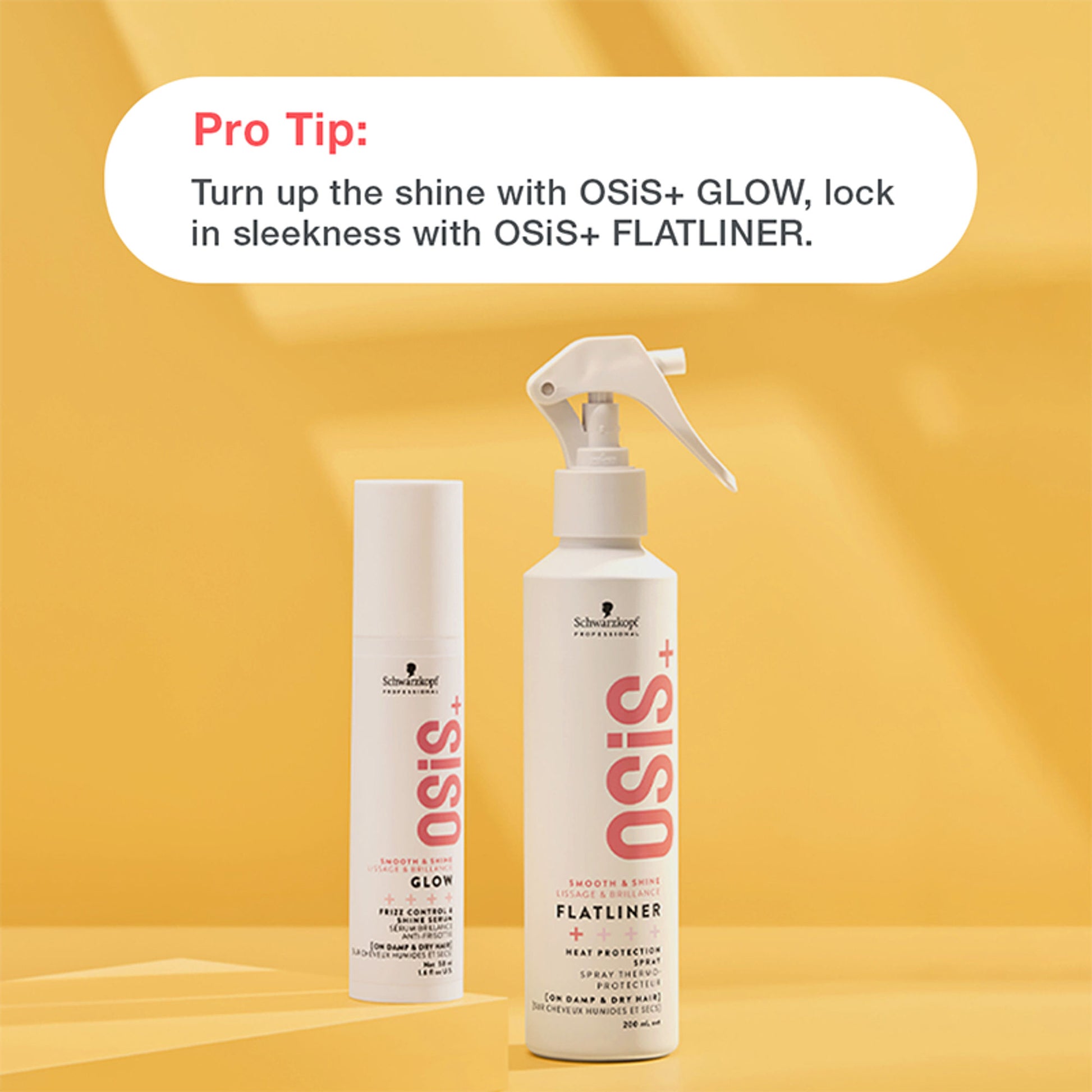 Schwarzkopf Professional Osis+ Glow Anti-Frizz Shine Hair Serum