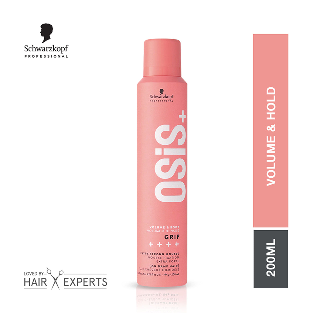 Schwarzkopf Professional OSiS+ Grip Extra Strong Hair Styling Mousse