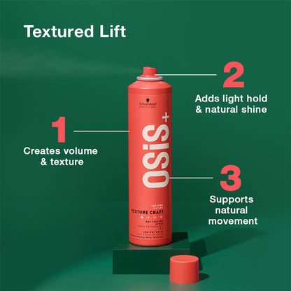 Schwarzkopf Professional OSiS+ Texture Craft Dry Texture Hair Styling Spray Mist