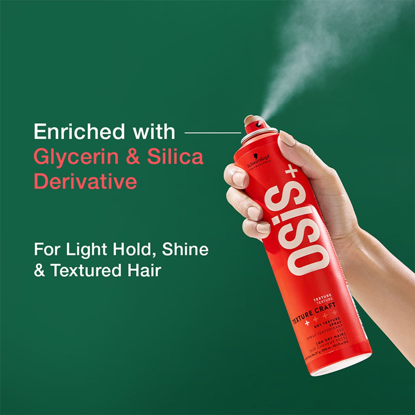 Schwarzkopf Professional OSiS+ Texture Craft Dry Texture Hair Styling Spray Mist
