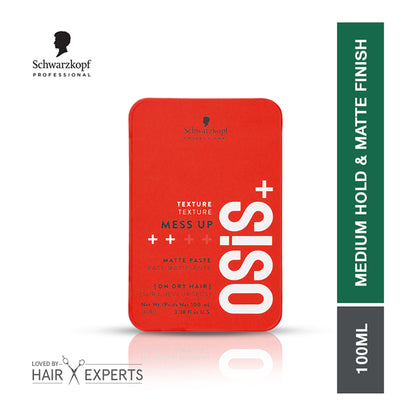 Schwarzkopf Professional OSiS+ Mess Up Hair Styling Matte Paste