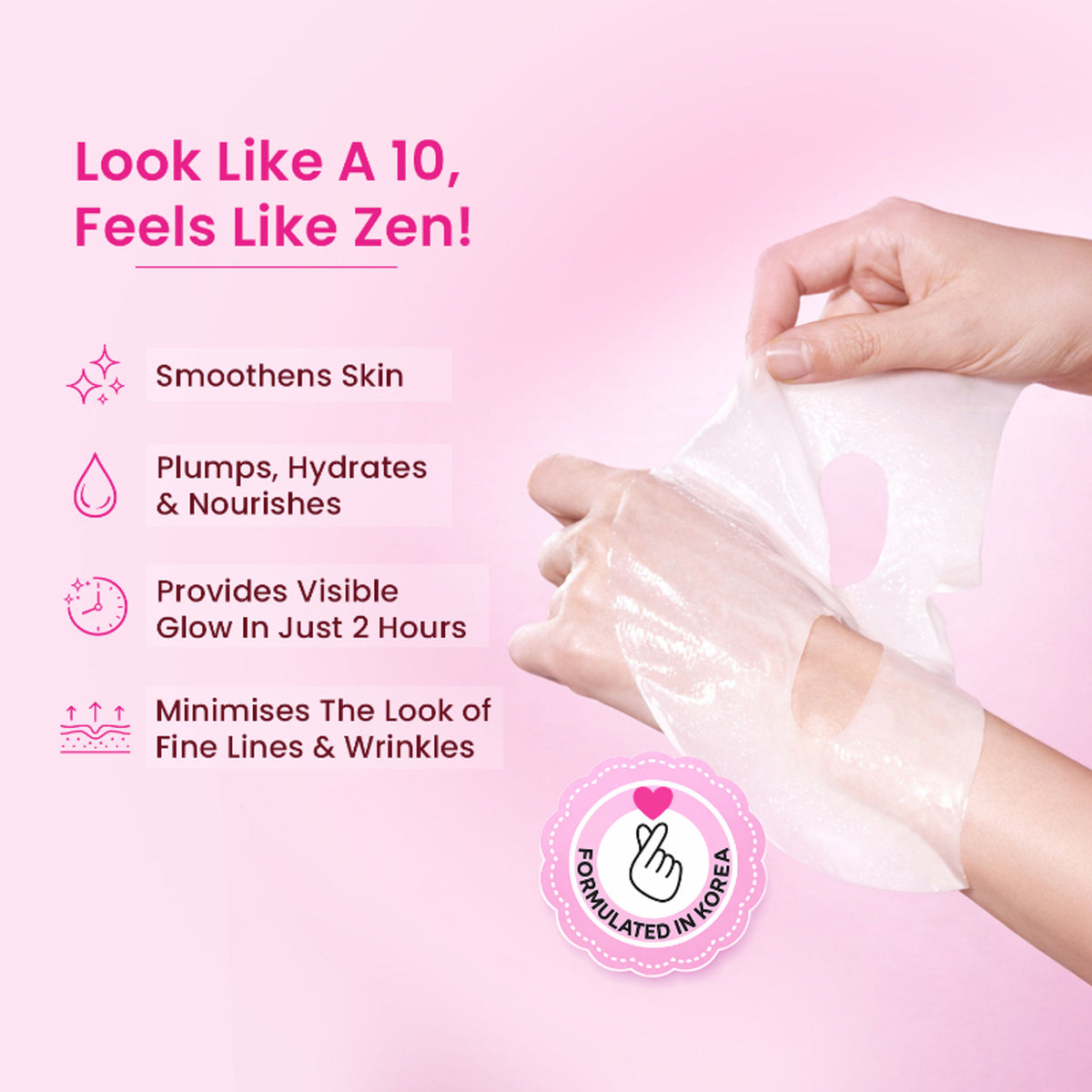 Swiss Beauty Care Youth-Full Collagen Boost Mask,Glass-Skin In 2 Hours With Collagen 17 Amino Acids