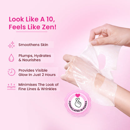 Swiss Beauty Care Youth-Full Collagen Boost Mask,Glass-Skin In 2 Hours With Collagen 17 Amino Acids