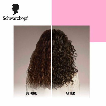 Schwarzkopf TAFT Curl Hold 3 Hair Mousse For Long Lasting Curls Weather-Proof Formula
