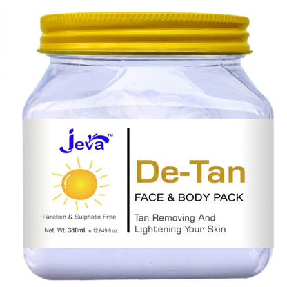 Jeva De -Tan Face Pack - Tan Removal, Brightening & Radiance-Boosting Gel