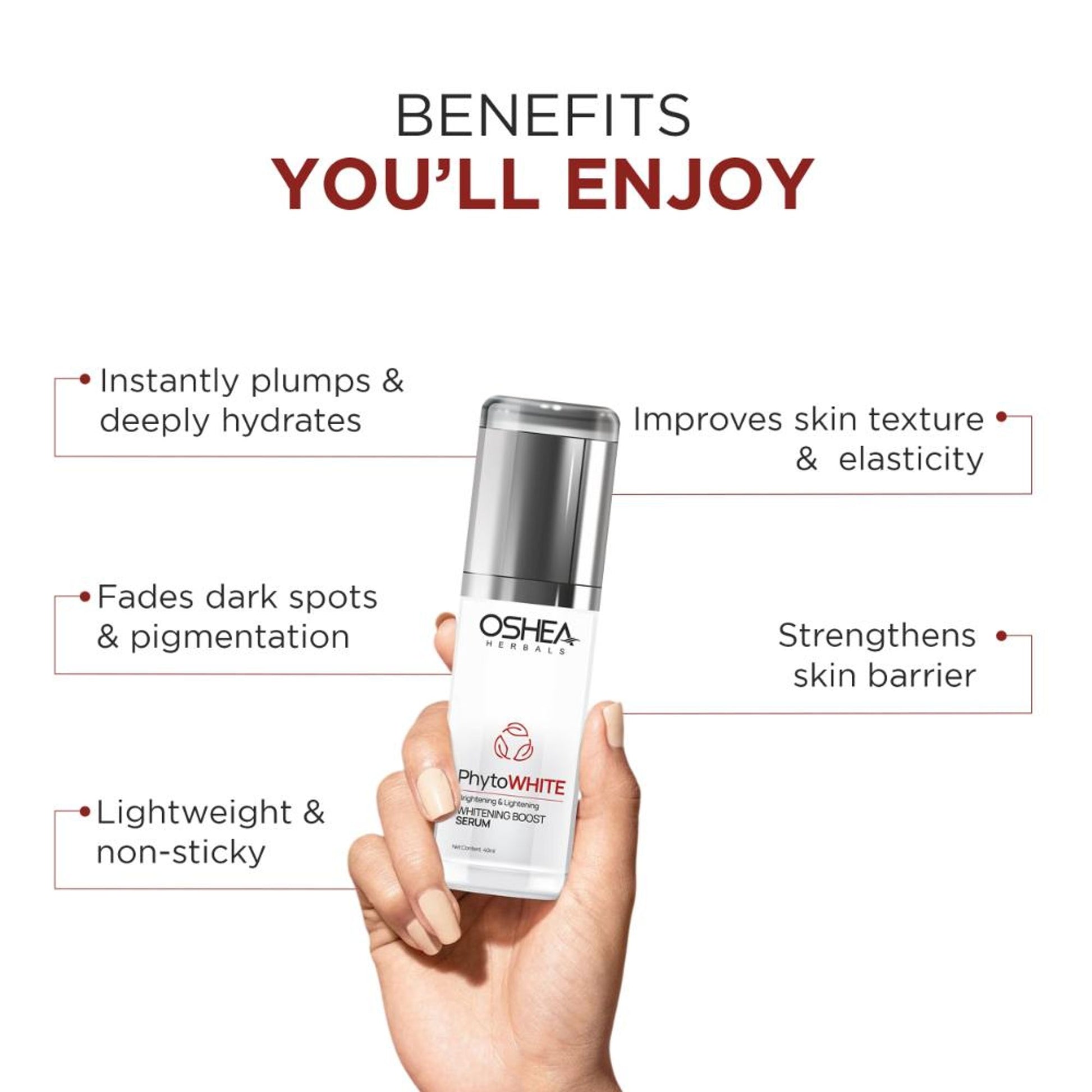 Oshea Herbals Phytowhite Brightening & Lightening Whitening Boost Serum