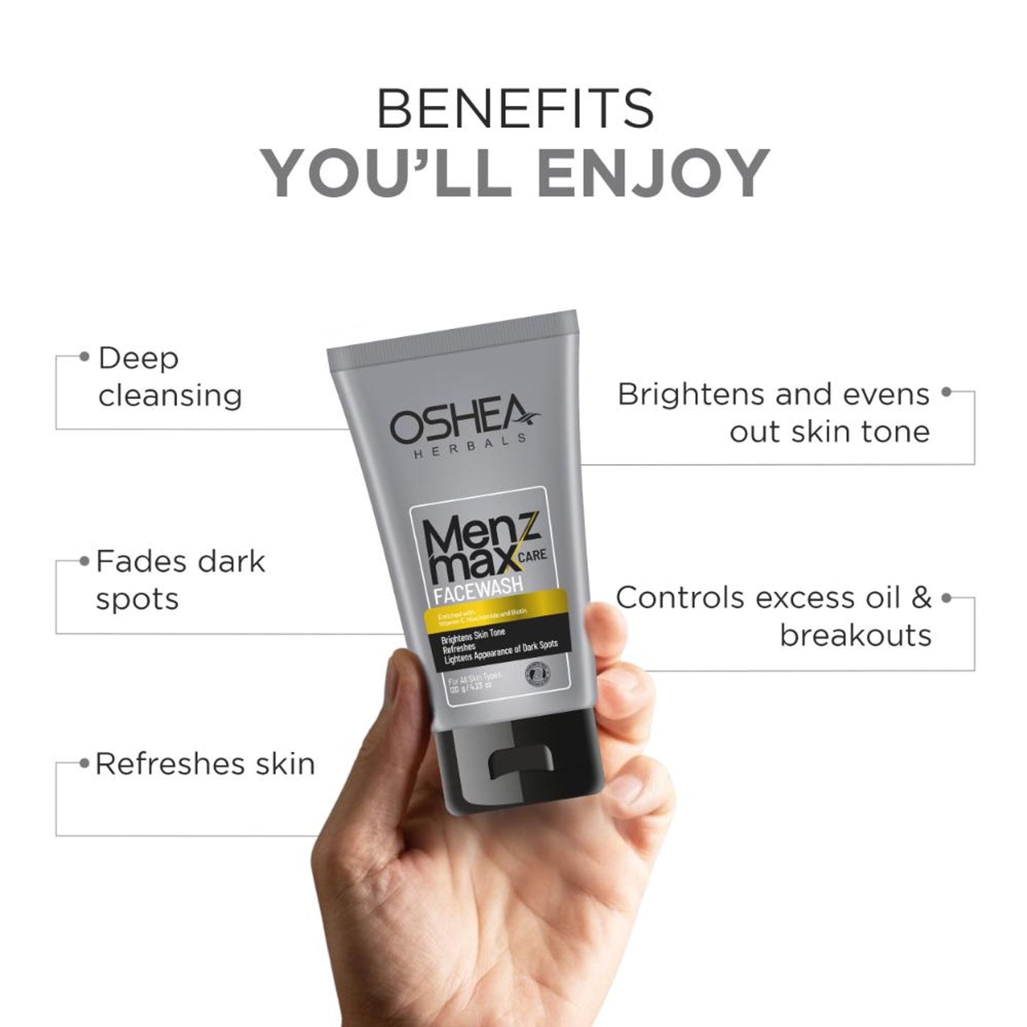 Oshea Herbals Menz Max Care Facewash