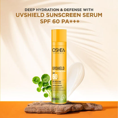 Oshea Herbals Uv Shield 7In1 Sunscreen Serum SPF 60 PA+++
