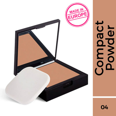 Nykaa Cosmetics SKINgenius Skin Perfecting & Hydrating Matte Powder Compact - Cosy Chestnut 04