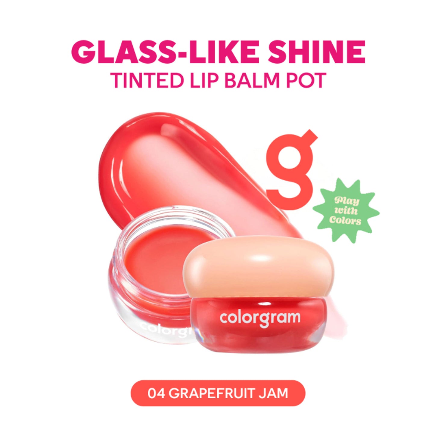 COLORGRAM Tintin Dory Lip Jam - 04 Grapefruit Jam