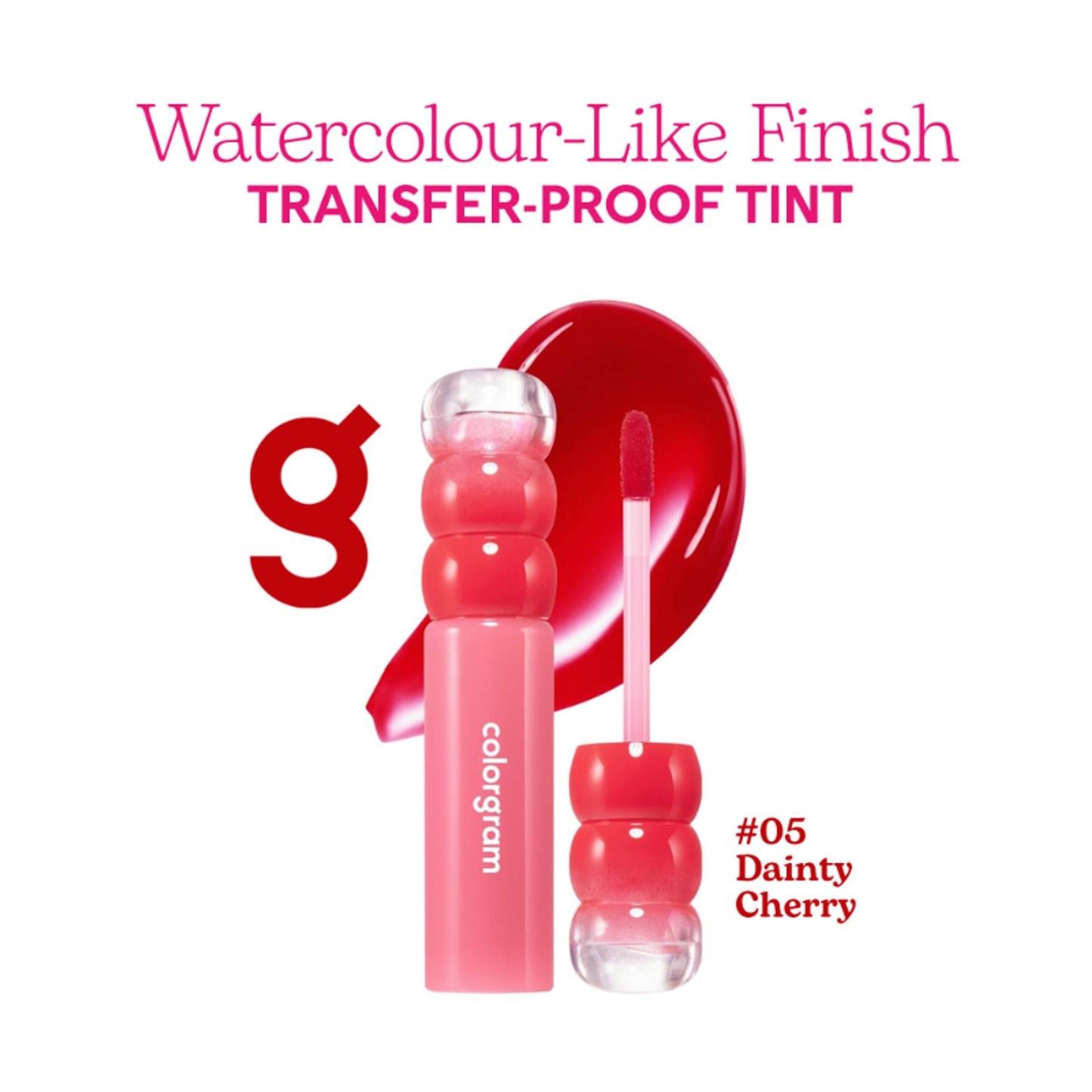 COLORGRAM Fruity Glass Water Tint - 05 Dainty Cherry
