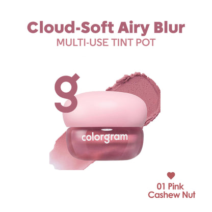 COLORGRAM Tintin Dory Blur Jam - 01 Pink Cashew Nut