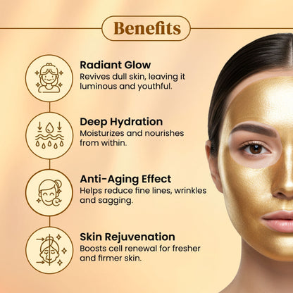 Shahnaz Husain 4-Step Gold Facial Kit With Complimentary Power Skin Tonic