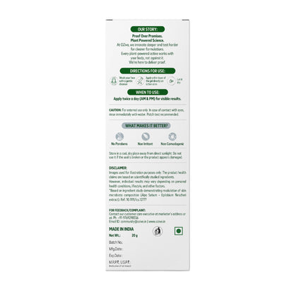 OZiva Acne Spot Corrector Reduces Pimples in 24 Hours, No Dryness & Salicylic Acid