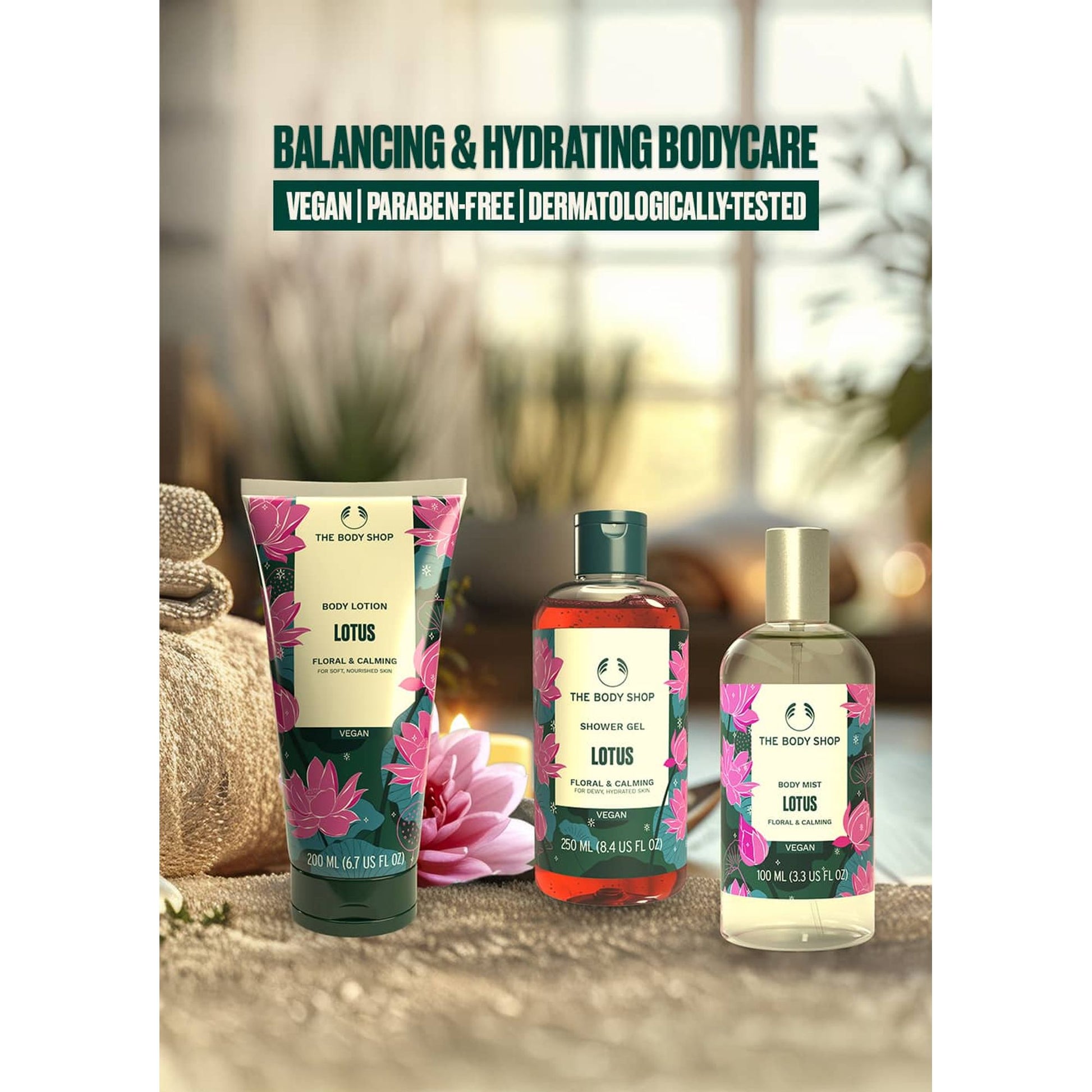 The Body Shop The India Edit Lotus Shower Gel