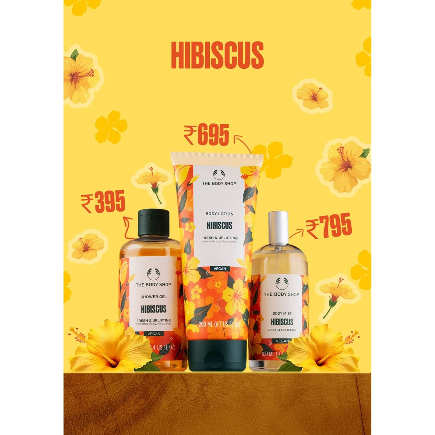 The Body Shop The India Edit Hibiscus Shower Gel