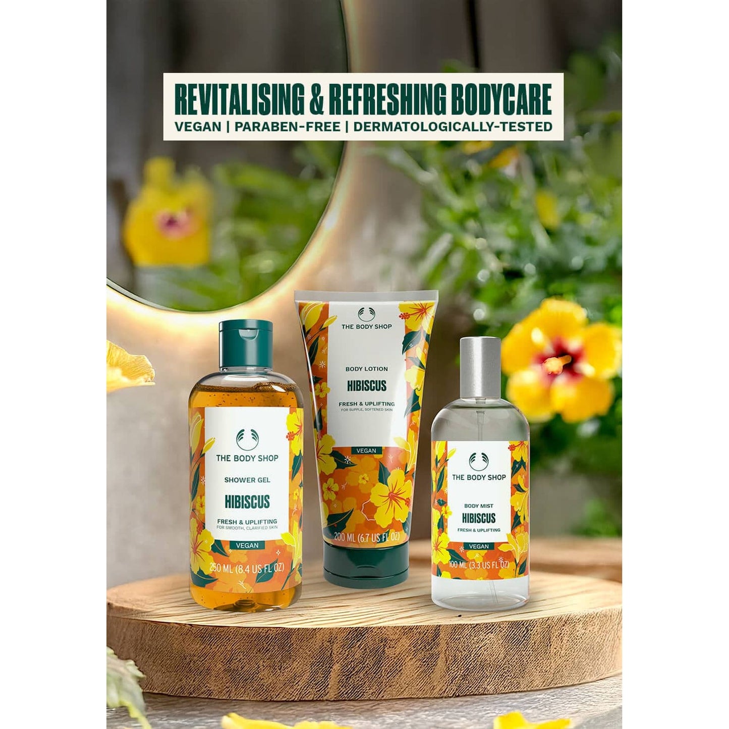 The Body Shop The India Edit Hibiscus Shower Gel