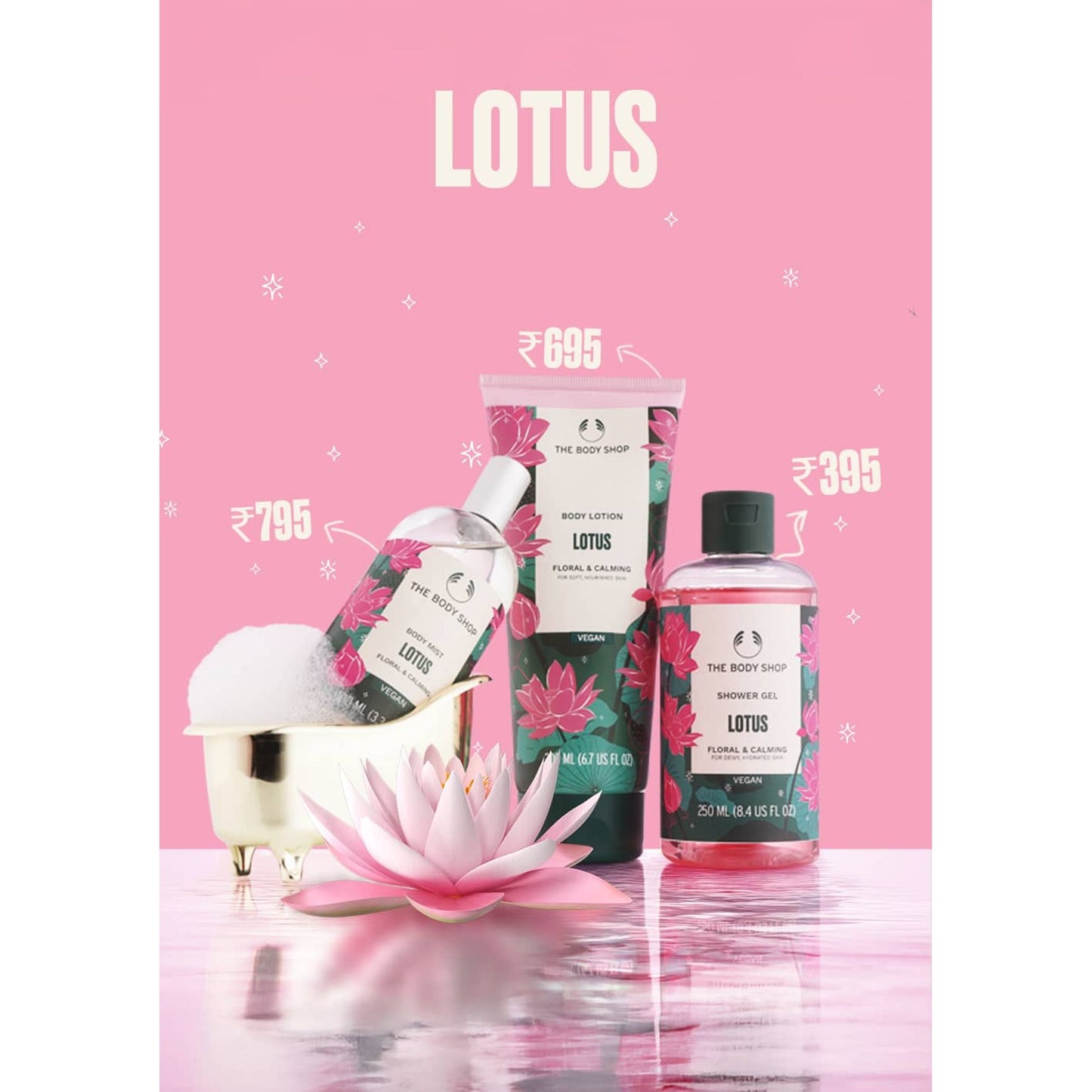 The Body Shop The India Edit Lotus Body Mist