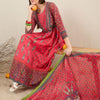 Dhiyona IE Women Ethnic Motifs Printed Cotton Kurta with Trousers & Dupatta