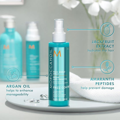 Moroccanoil Frizz Shield Spray | Argan Oil |Anti-Frizz & Humidity Defense, Smooth, Silky All Hair