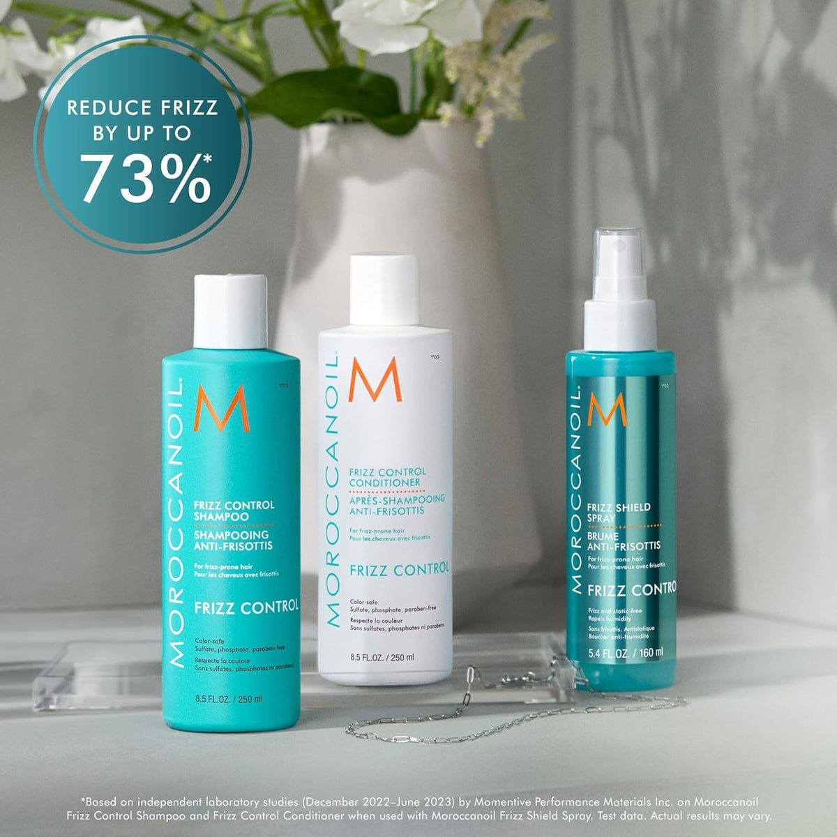 Moroccanoil Frizz Shield Spray | Argan Oil |Anti-Frizz & Humidity Defense, Smooth, Silky All Hair