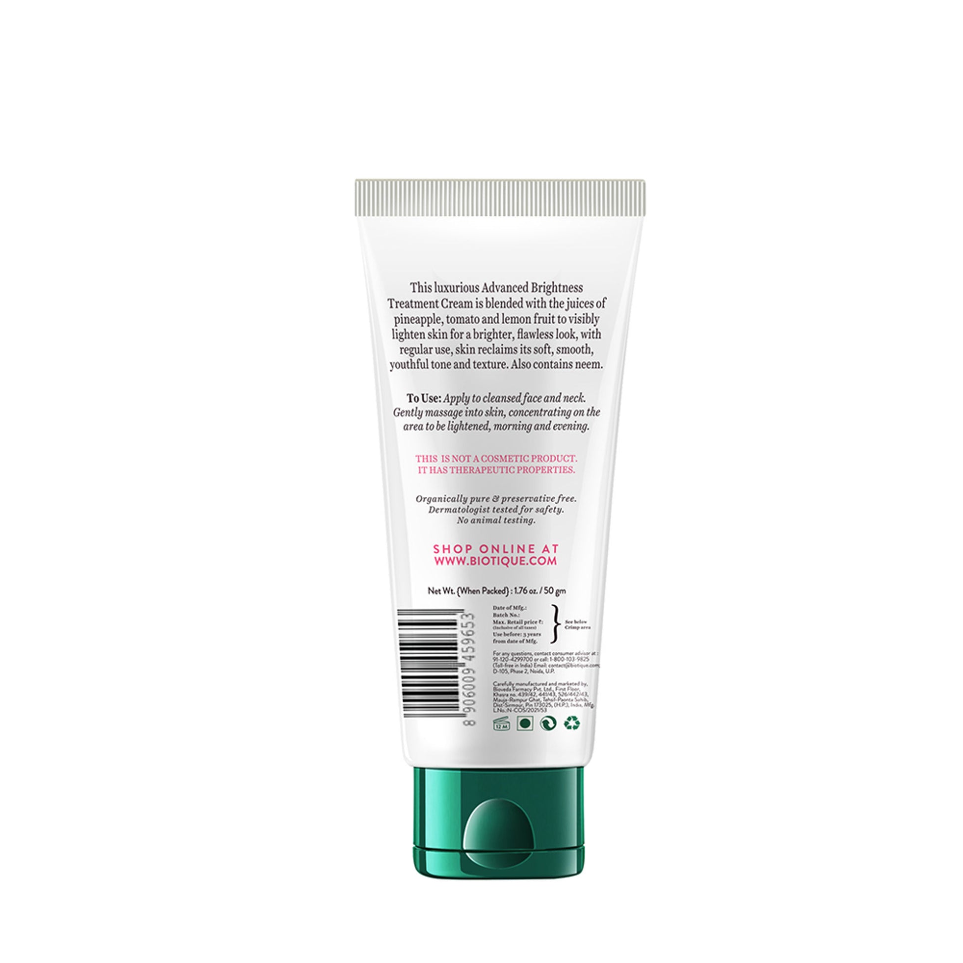 Biotique Bio Face Glow Advanced Brightning Fruit Cream