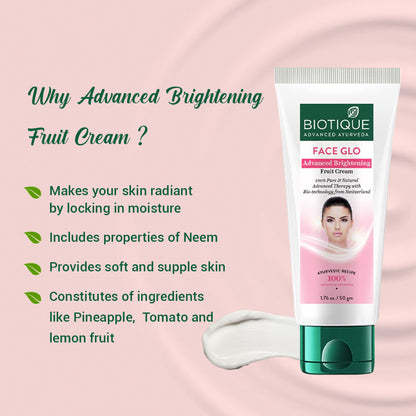 Biotique Bio Face Glow Advanced Brightning Fruit Cream