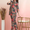 Dhiyona IE Floral Printed Shirt With Trousers