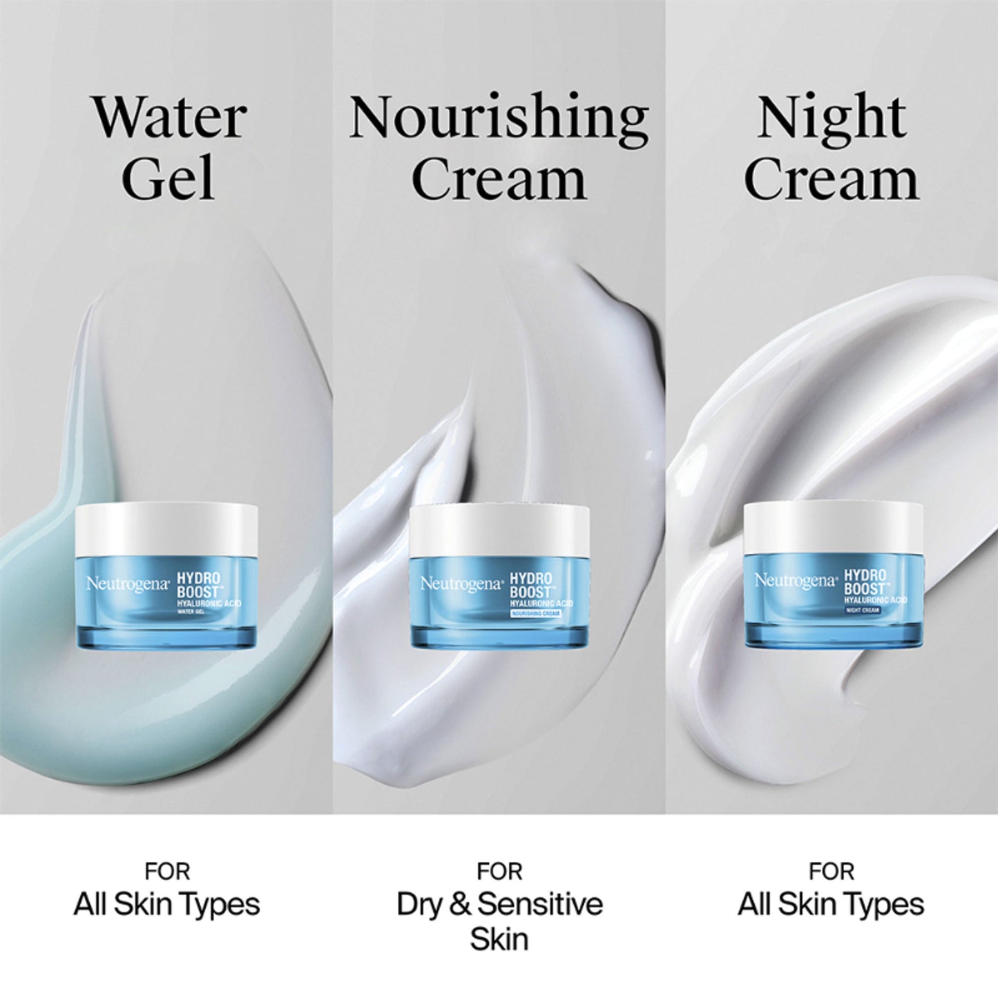 Neutrogena Hydro Boost Nourishing Cream Moisturizer with Hyaluronic Acid + Ceramides For Dry Skin