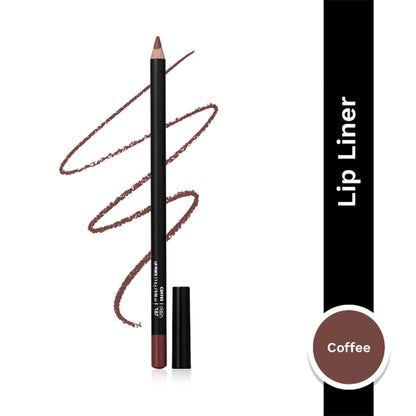 PAC Lip Pencil - Creamy Non Drying Longwear Formula, Intense Pigment, Matte Finish - Coffe