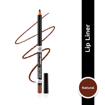PAC Lip Pencil - Creamy Non Drying Longwear Formula, Intense Pigment, Matte Finish - Natural