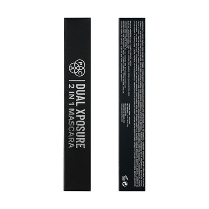 PAC Dual Xposure Mascara - 2-in-1 Volumizing & Lengthening Mascara, Longlasting Clump Free