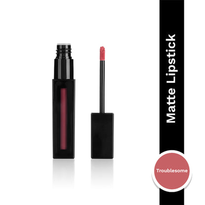 PAC Matte Addict - Non Drying Intensely Pigmented, Comfortable Matte, 12H Wear - Troublesome