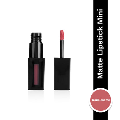 PAC Matte Addict Mini - Non Drying Intensely Pigmented, Comfortable Matte, 12H Wear - Troublesome