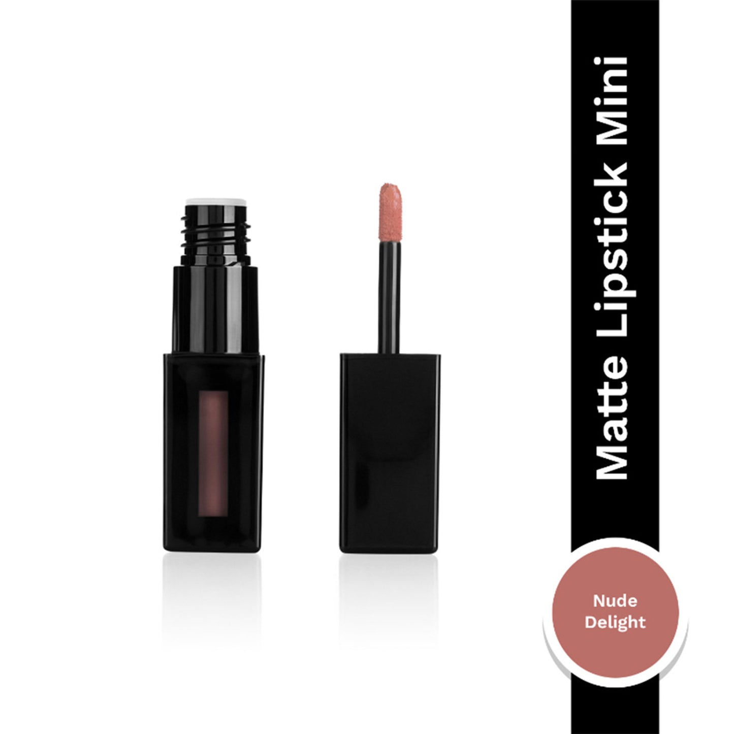 PAC Matte Addict Mini - Non Drying Intensely Pigmented, Comfortable Matte, 12H Wear - Nude Delight