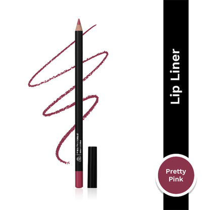 PAC Lip Pencil - Creamy Non Drying Longwear Formula, Intense Pigment, Matte Finish - Pretty Pink