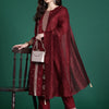 Dhiyona IE Ethnic Motifs Embroidered Kurta with Trousers & Dupatta