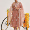 Dhiyona VA Women'sEthnic Motifs Embroidered Thread Work Pure Cotton Kurta & Trousers With Dupatta