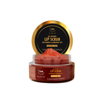 TNW The Natural Wash Lip Lightening Exfoliating Lip Scrub Balm for Tanned Darkened Lips