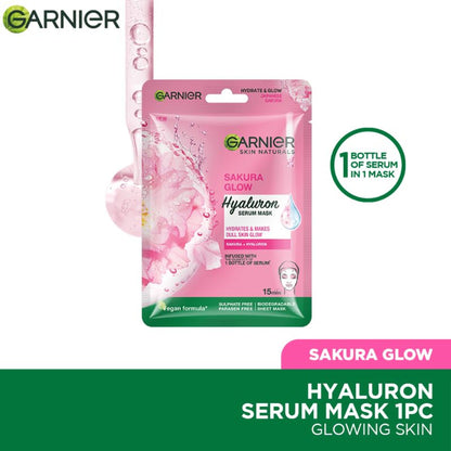 Garnier Skin Naturals Face Serum Sheet Mask - Sakura White
